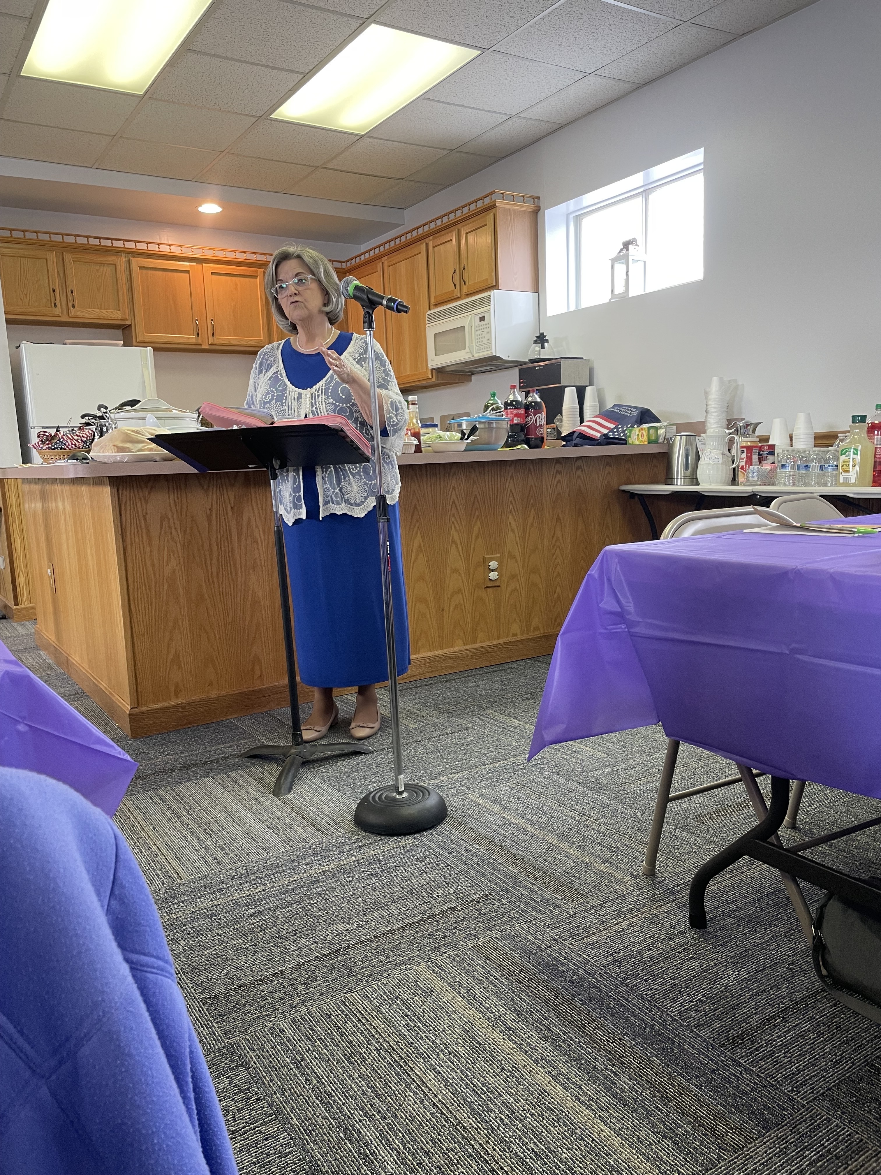 Tami Neal Giving Devotion